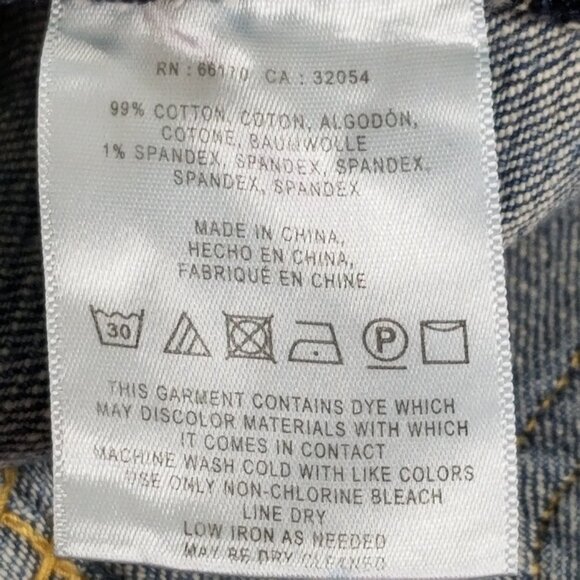 Anthropologie Pilcro Hyphen Distressed Mid-Rise Denim Shorts 27 Womens 32x6.5 - Picture 5 of 9